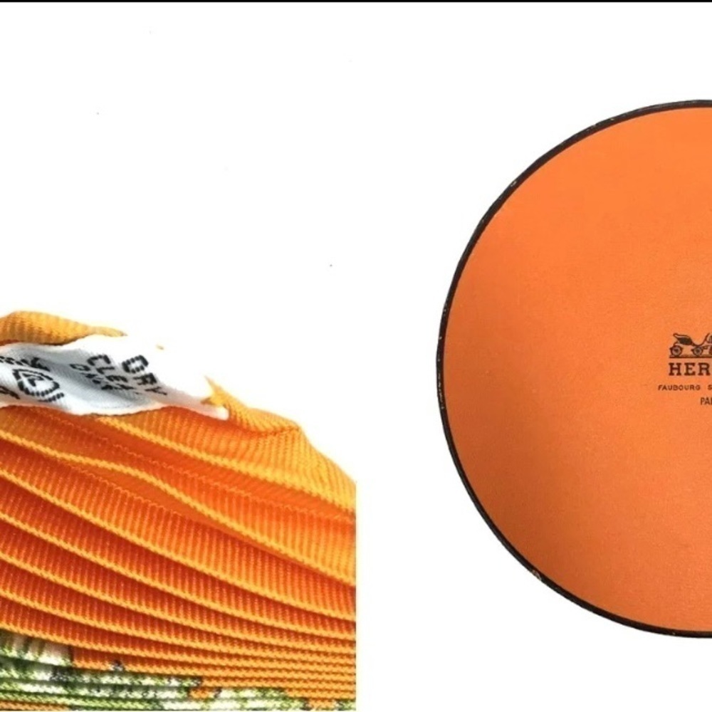HERMES chapeau Carre 90 Multicolor Silk - Picture 9 of 17